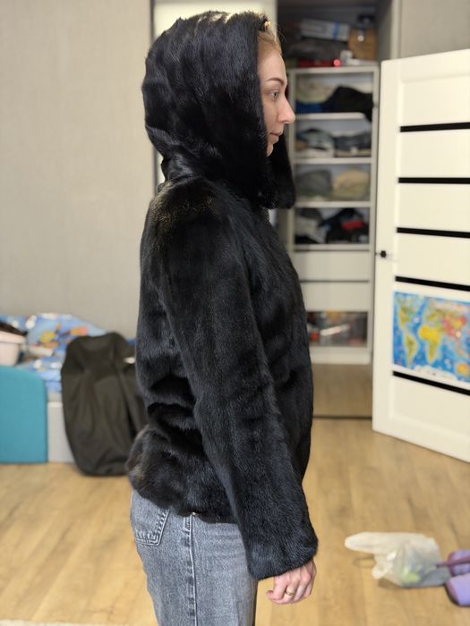 Норкова шуба натуральна розмір 42-44 (xs-s)