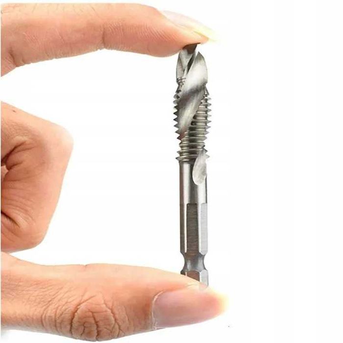 Wiertła Gwintujące HSS M3-M10 Gwintowniki 6szt. JAKOŚĆ VERKE