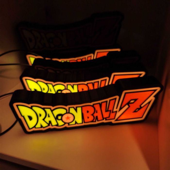 Candeeiro Dragon Ball Z com interruptor e ligação USB