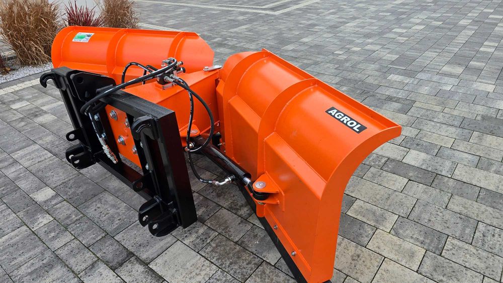 Pług strzałkowy Metal-Technik 2,6 m 3 m hydrauliczny V U TUZ euroramka do tura