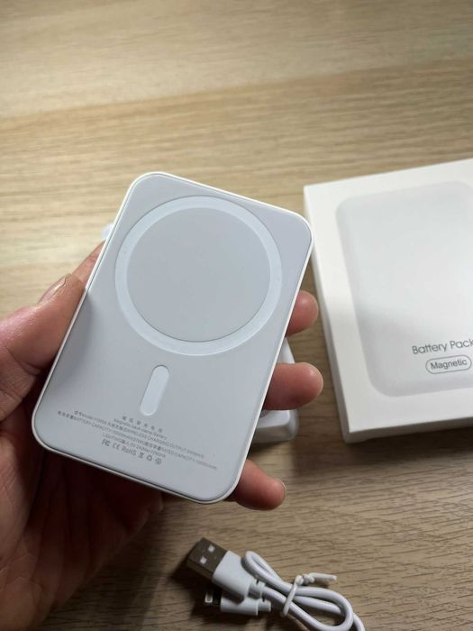 Powerbank MagSafe 10000mAh - sem fios - Magnetiza ao telemóvel