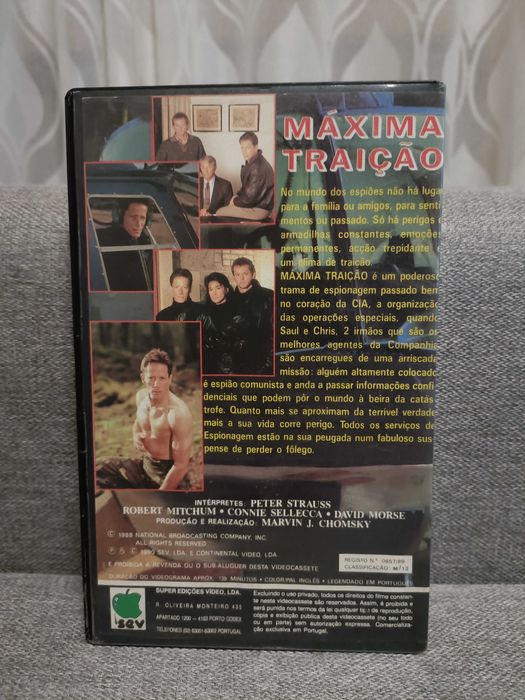 Máxima Traição - Brotherhood of the Rose (1989) - Vhs
