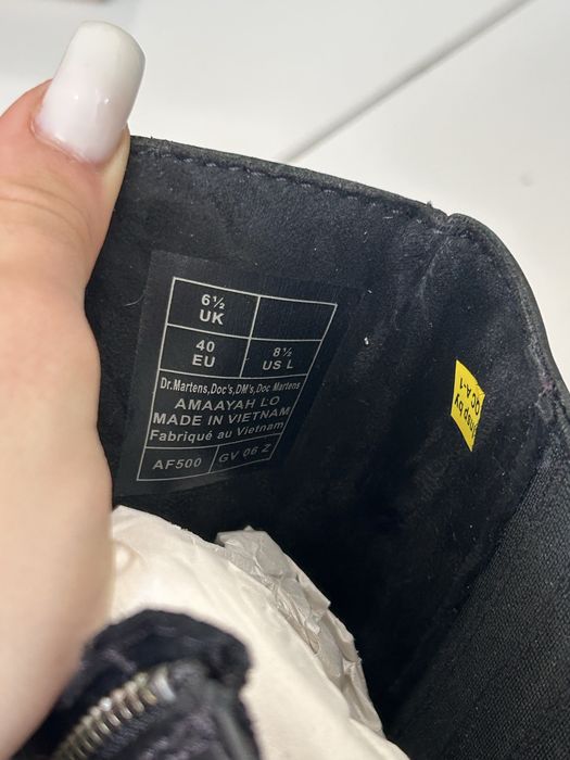 Шкіряні чоботи Dr. Martens
