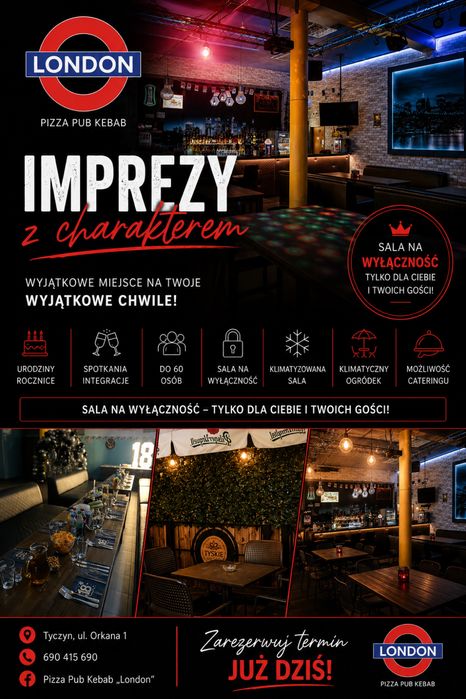 Sala na urodziny , spotkania, sylwestra. Wynajem sali na wyłącznosc.