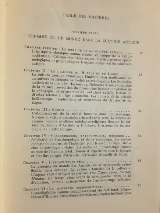 Les Origines des Sciences Humaines / História da Felicidade