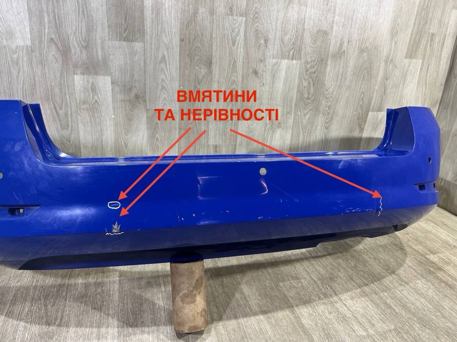 Бампер задний Skoda Fabia 3 Универсал ( 2018 - 2021 г. ) 6V9807421F