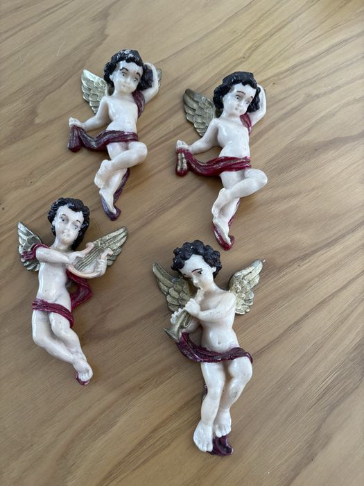 Anjos decoração (marmorite) ideias para parede