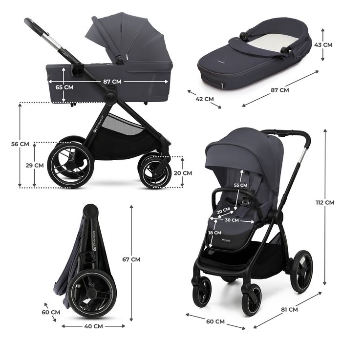 Wózek kinderkraft nea 2w1