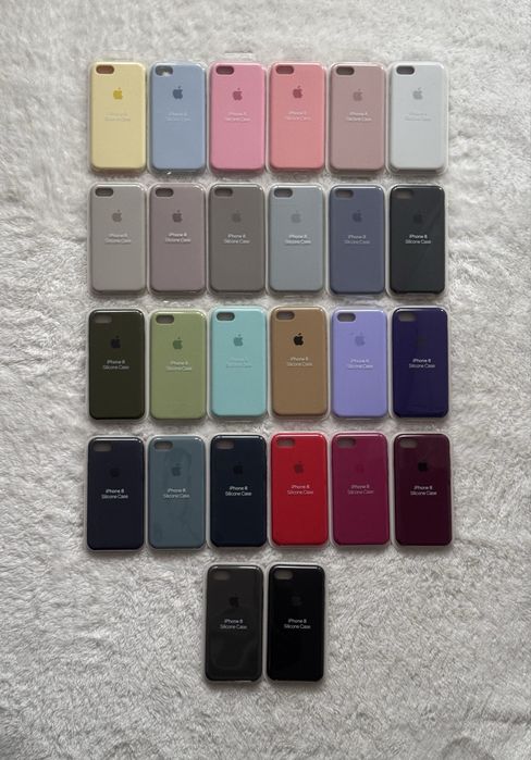 Etui Case Silikonowe do Apple iPhone 7/8/SE - Plecki / różne kolory