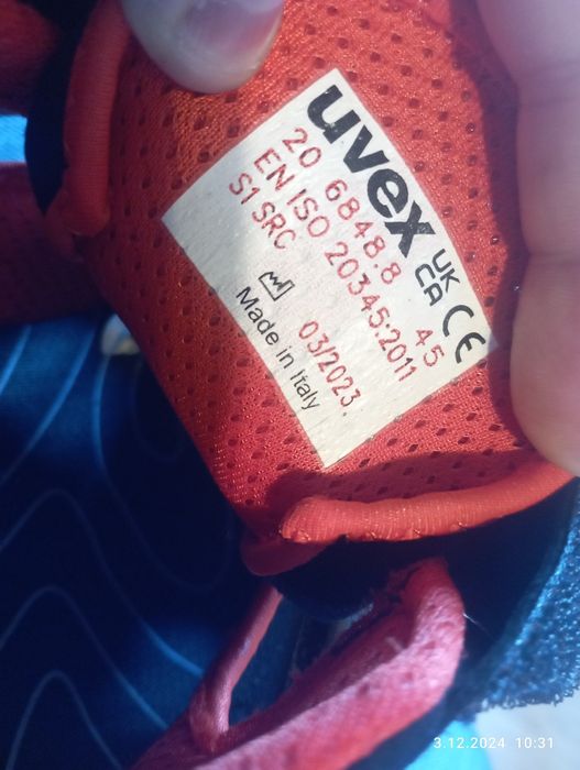 buty sandały Uvex 68488 rozmiar 45  wkładka 30 cm nowe