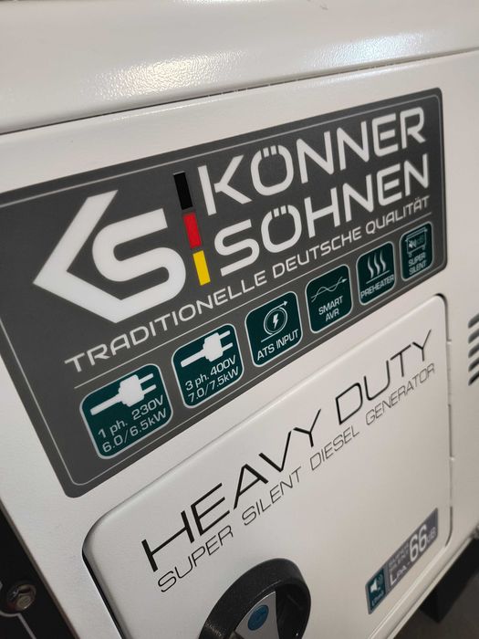Agregat generator prądotwórczy K&S 230/400 7,5kW DIESEL Rozruch ATS