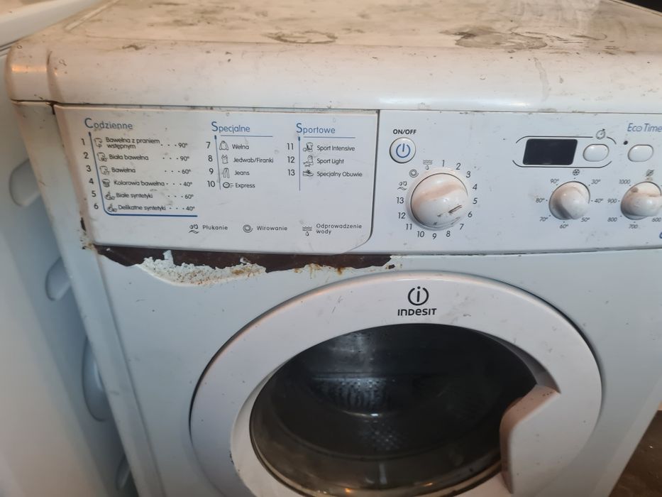 Pralka indesit na części