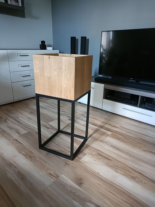 Donica dębowa kwietnik Loft