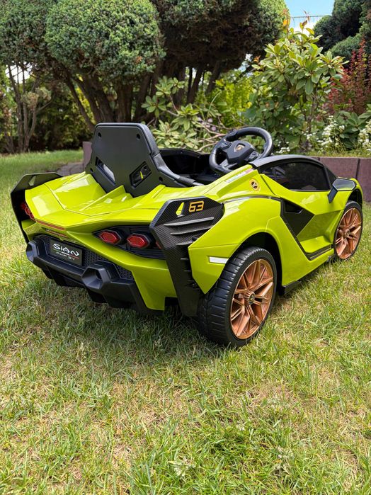 Auto na akumulator dla dzieci Lamborghini SIAN Pilot Wolny Start Audio LED Samochód dla dziecka elektryczny