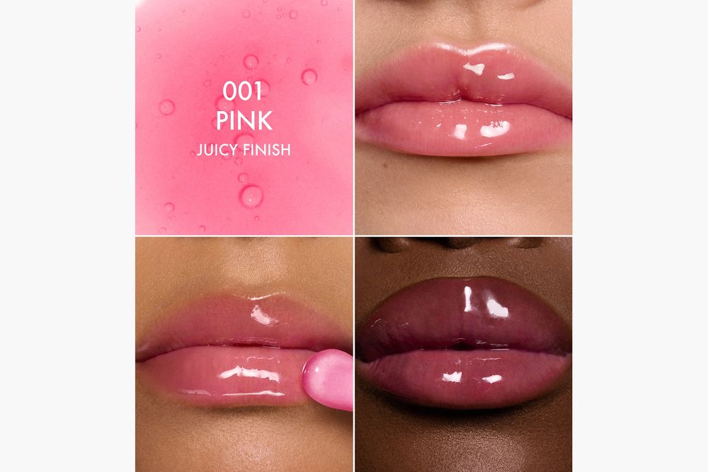 Dior Addict Lip Glow Oil luksusowy różowy Olejek do ust + woreczek  001 Pink