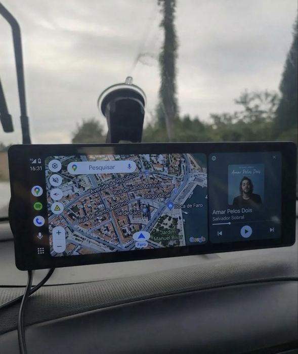 Monitor Android Auto/Apple CarPlay - 10 polegadas
