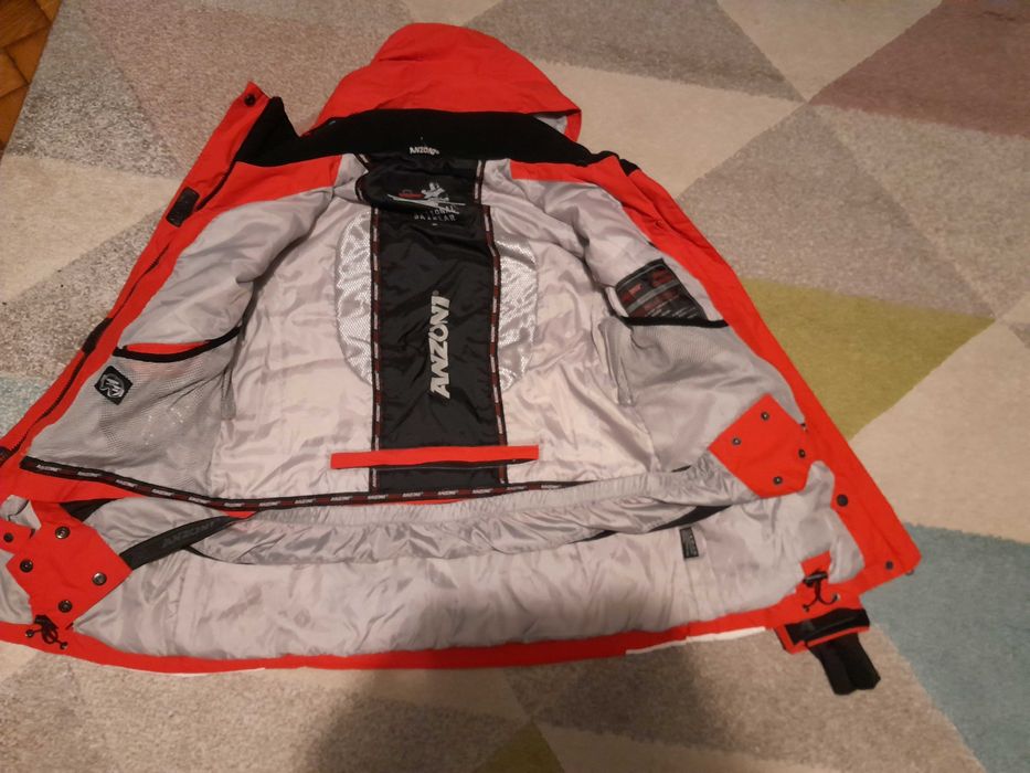 kurtka narciarska termoaktywna ANZONI roz.40 damski CZERWONA;