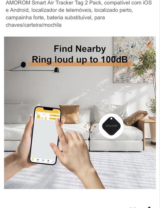 Localizador de objetos para android e IOS ( smart no air tracker )