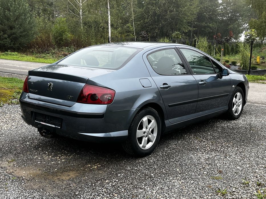 Peugeot 407 1.8 benzyna 2007r alufelgi chromy ZADBANY OPŁACONY