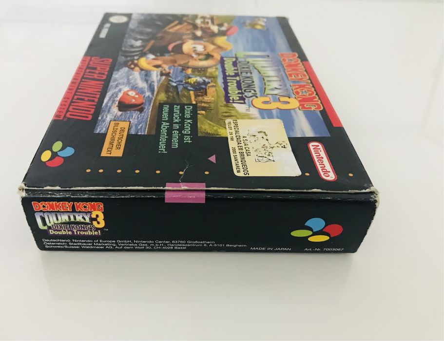 Donkey Kong Country 3 Dixie Kong’s Double Trouble! Super Nintendo Snes