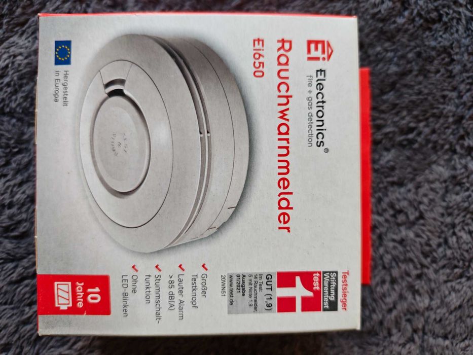 Autonomiczny czujnik dymu Ei650 Ei Electronics - Bateria 10 lat
