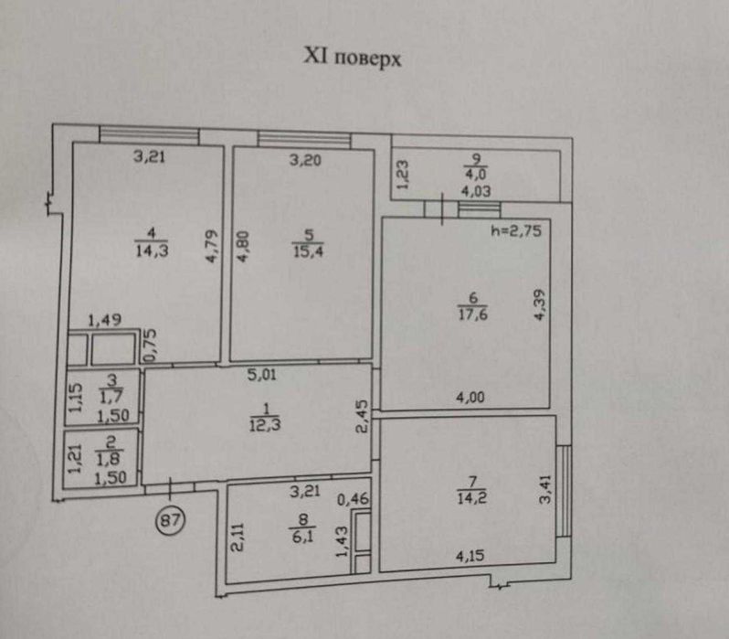 3-rooms apartment apartment by the address st. Varnenskaya (area 87,4 m²) - Atlanta.ua - photo 4