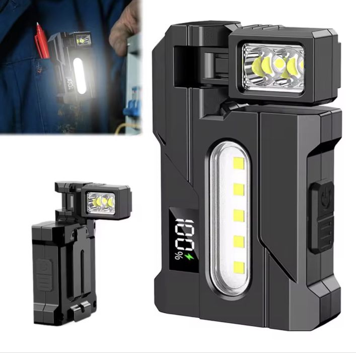 Тактичний ліхтарик з акумулятором