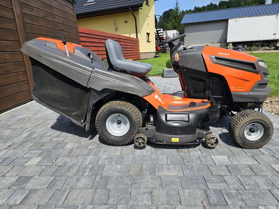 Ttaktorek kosiarka HUSQVARNA 18KM V2 kawasaki, el kosz