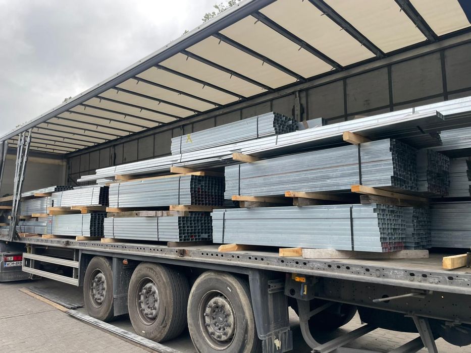 Kształtowniki ocynk, profil zamknięty, słupki, rury ocynkowane