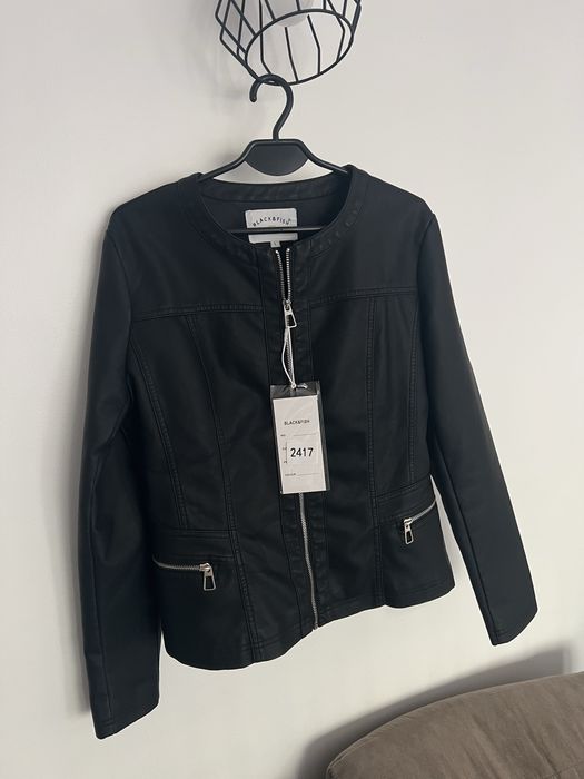 Nowa skórzana kurtka damska L