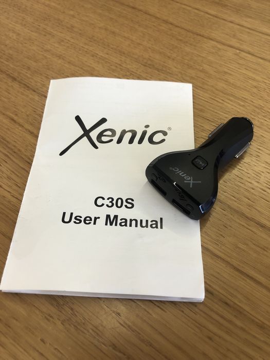 Transmiter bluetooth FM Xenic C30S stan jak nowy