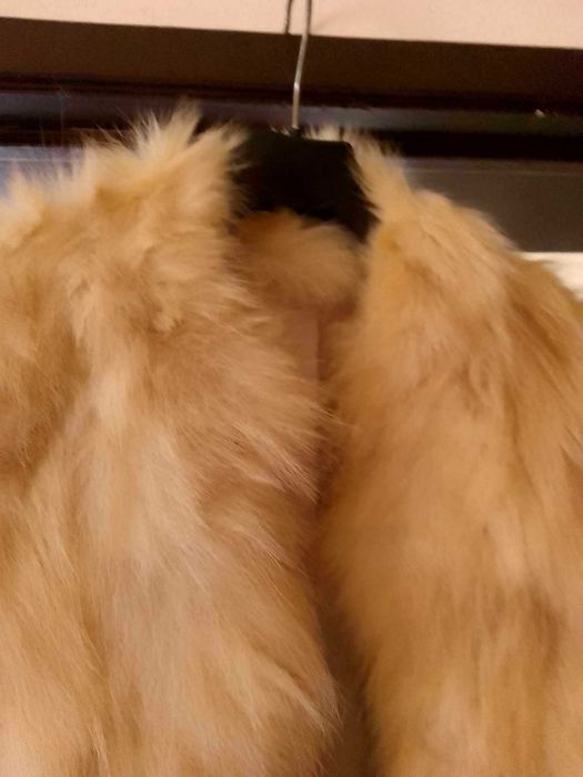 Casaco Comprido em Pele de raposa