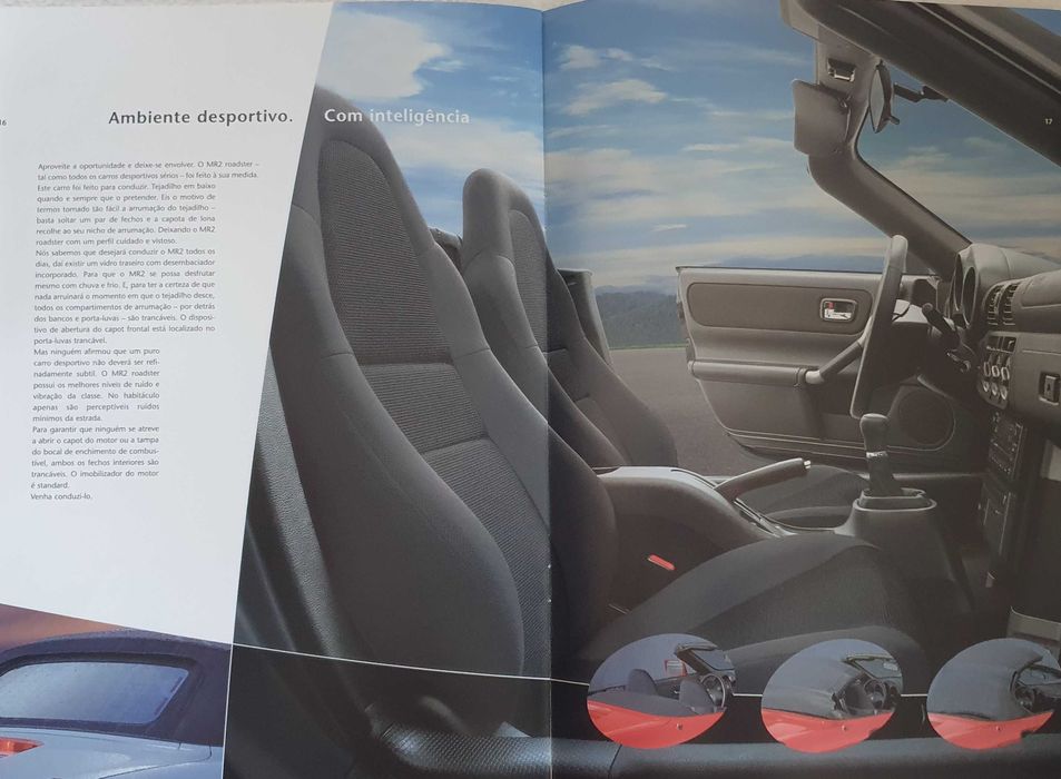 Catálogo automóvel Toyota MR2 - Ano 2002