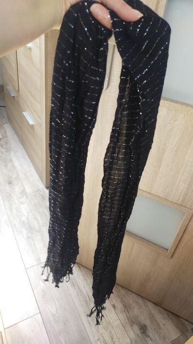 Apaszka ze srebrną nitką, przewiewna