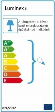 Lampa biała, żyrandol, Luminex SET 7407,
