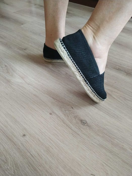 Мокасини шкіра еспадрилі