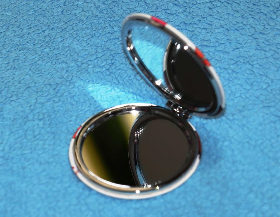 Lusterko kieszonkowe podwójne podróżne