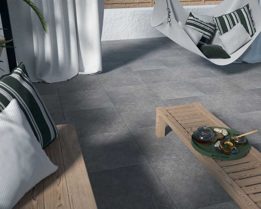 Gresowa Płyta Tarasowa OPTIMAL ANTRACITE 60x60 20mm basen ogród 2cm