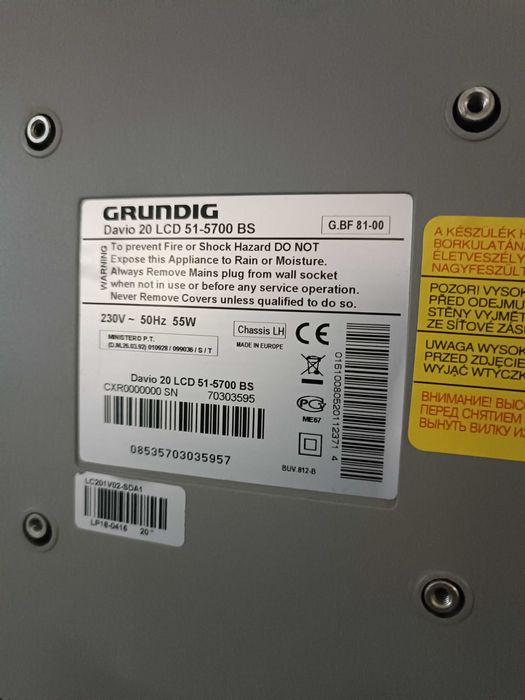 TV e DVD Grundig