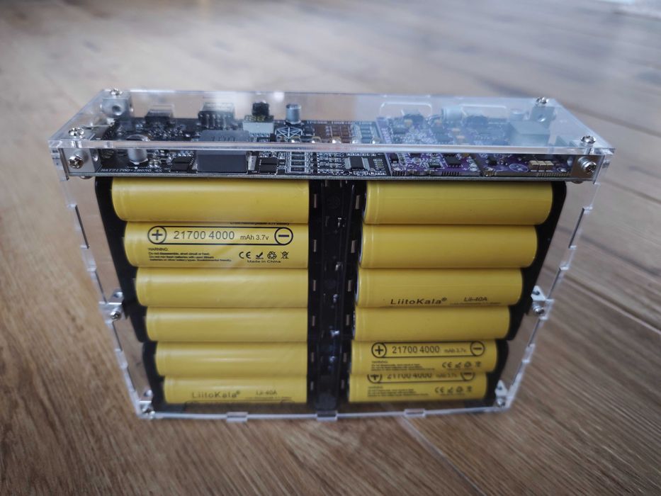 Power Bank Acrylic DIY Fast Charging IP5368_100W+60~100W