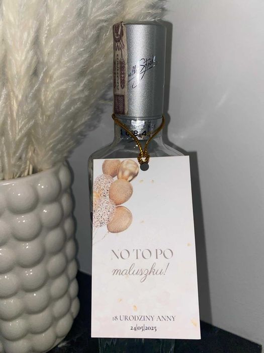 Zawieszki na alkohol URODZINY 20 sztuk