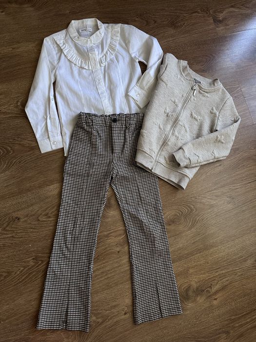 Набір речей в школу штани брюки рубашка кофта