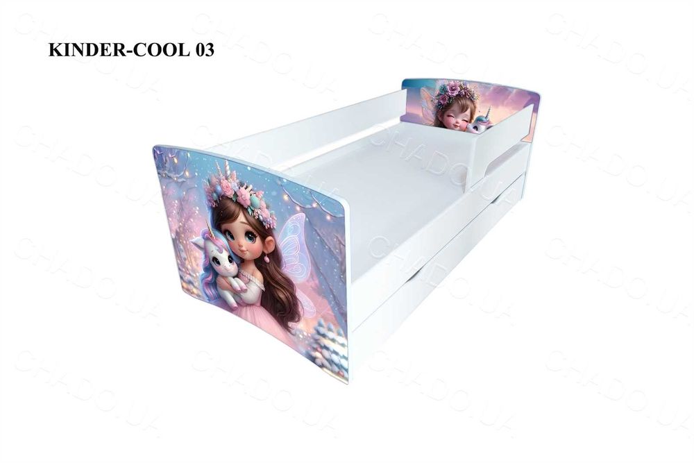 Дитяче ліжко Кіндер кул №03, детская кроватка, кроватка дитяча