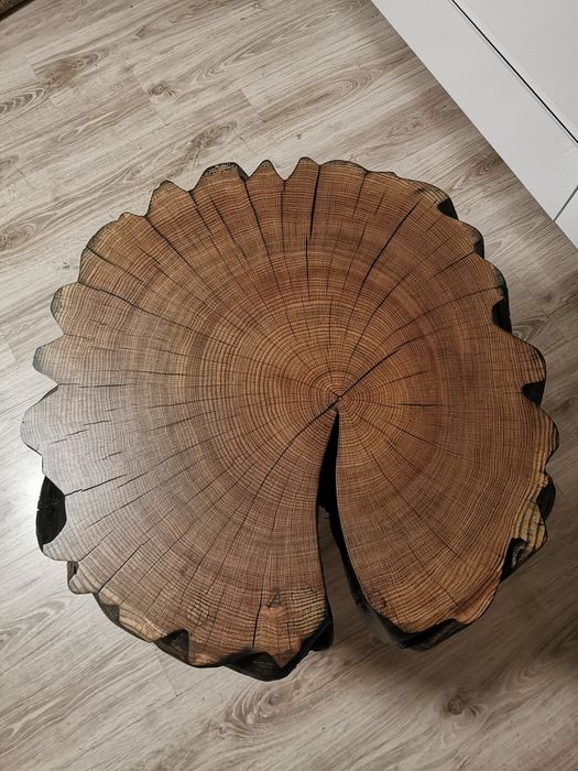 Stolik kawowy loft ława dębowy
