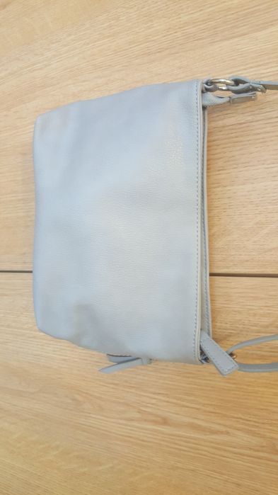 Torebka szara listonoszka długi pasek