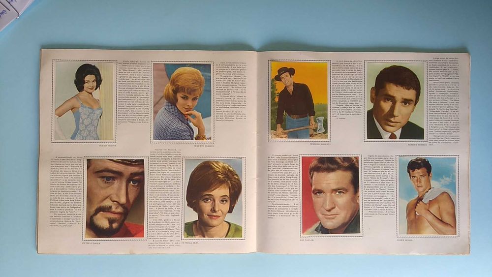 Caderneta completa "Artistas de Cinema" (1965)