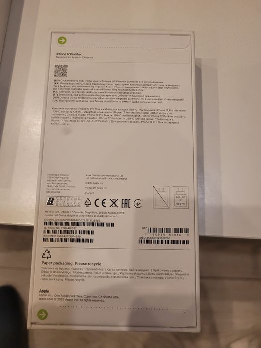 IPhone 17 pro 512 gb