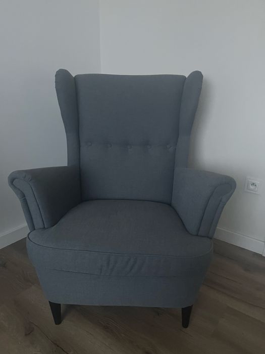 fotel szary ikea