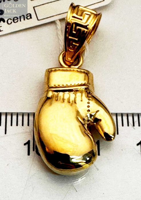 Złota zawieszka wisiorek Rękawica bokserska złoto pr. 585 waga 2,14 g