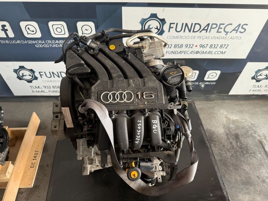 Motor Audi A3 1.6i 102Cv Ref: BGU